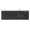 A4tech FK12, multimediální kancelářská klávesnice, CZ/US, USB, černá