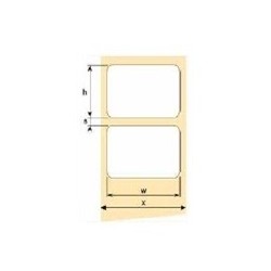 OEM termoetikety 100mm x 150mm termoetikety, cena za 500 ks, BPA free