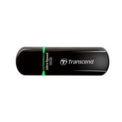 TRANSCEND Flash Disk 16GB JetFlash®600, USB 2.0 (R:32/W:16 MB/s) černá/zelená