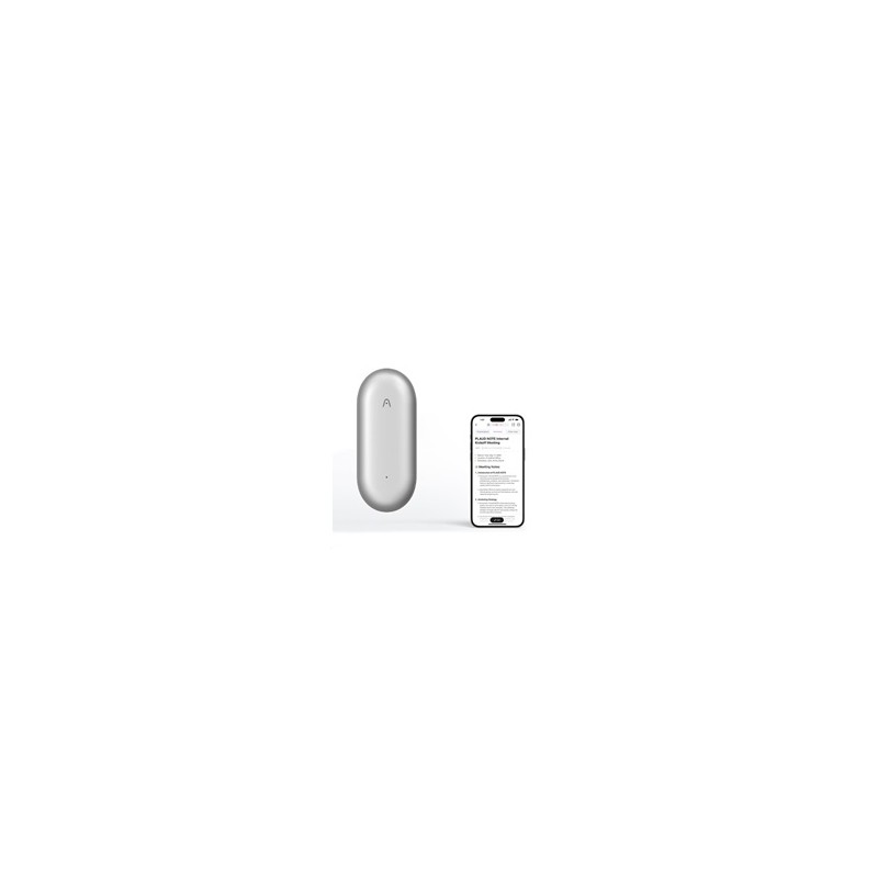 PLAUD Note Pin Silver - AI hlasový záznamník (2025)