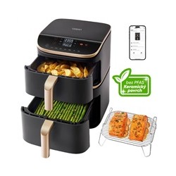 Cosori Turbo Tower Pro chytrá horkovzdušná fritéza 10,8l černá