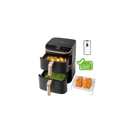 Cosori Turbo Tower Pro chytrá horkovzdušná fritéza 10,8l černá