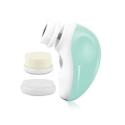 TOUCHBeauty 1387A Čisticí kartáč na pleť 3v1 zelený