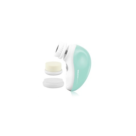 TOUCHBeauty 1387A Čisticí kartáč na pleť 3v1 zelený