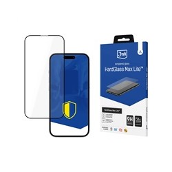 3mk tvrzené sklo HardGlass Max Lite Black pro Apple iPhone 16E/ iPhone 17E