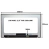 LCD PANEL 15,6" FHD 1920x1080 30PIN MATNÝ IPS / BEZ ÚCHYTŮ 77042505