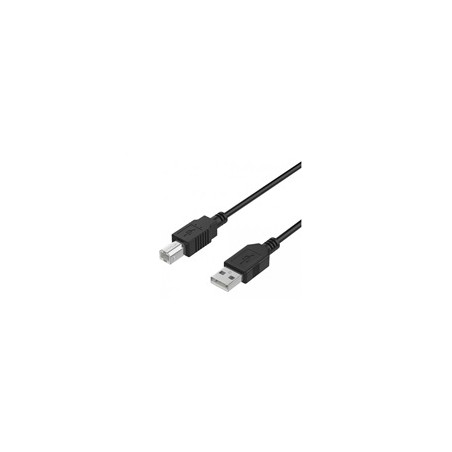 WG Datový kabel USB-A (male) to USB-B (male) / 1,5m / black