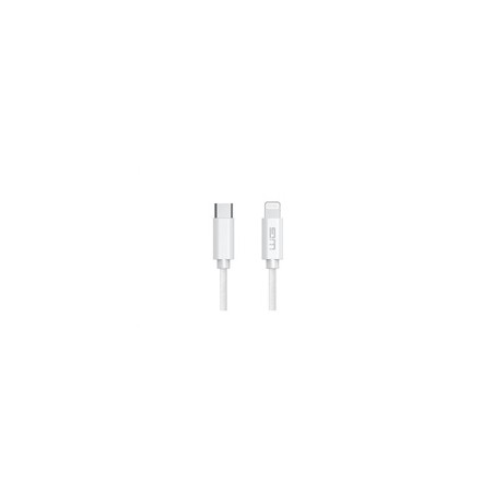 WG - Datový kabel Lightning Mfi na Type-C, 1 metr, 3A, bílá