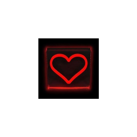 2Kids Toys LED NEON LIGHT lampička Srdce červené