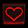 2Kids Toys LED NEON LIGHT lampička Srdce červené