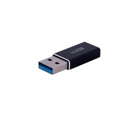 WG - Adaptér Type C (female) to USB-A 3.0 (male) / black