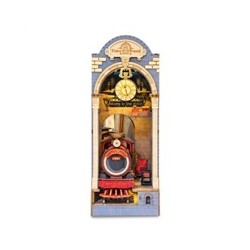 RoboTime Zarážka na knihy miniatura domečku Kouzelné nádraží