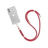 WG - Crossbody lace strap/transparent/red