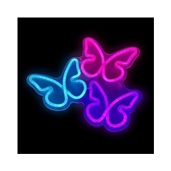 2Kids Toys LED NEON LIGHT lampička Motýli