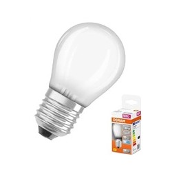 OSRAM LED STAR E27 4W/840 SCLP40W miniglobe studená
