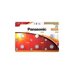 Panasonic knoflíková baterie LR44EL/6BP (Blistr 6 ks)