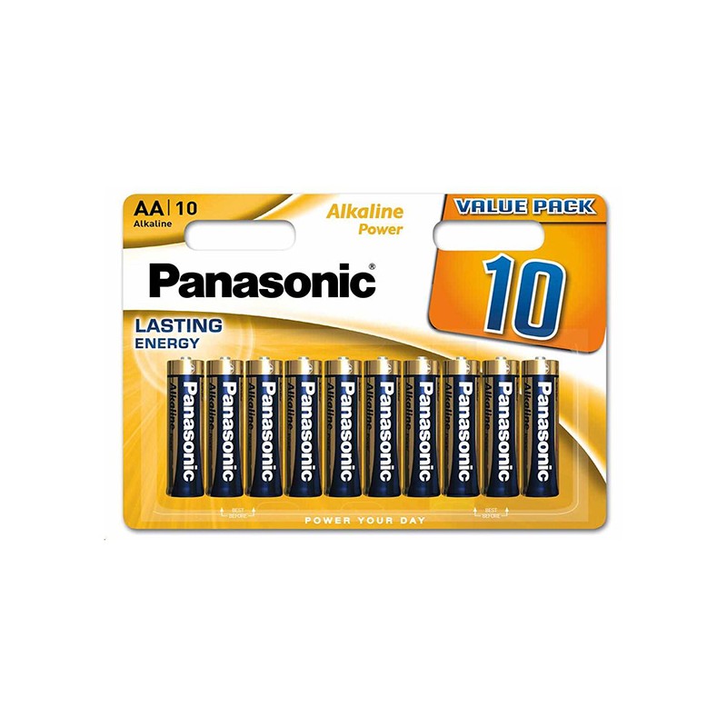PANASONIC Alkalické baterie Alkaline Power LR6APB/10BW AA 1,5V (Blistr 10ks)