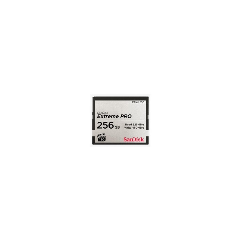 SanDisk CFAST 2.0 256GB Extreme Pro (525 MB/s VPG130)