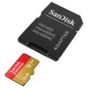SanDisk micro SDXC karta 128GB Extreme (190 MB/s Class 10, UHS-I U3 V30) + adaptér