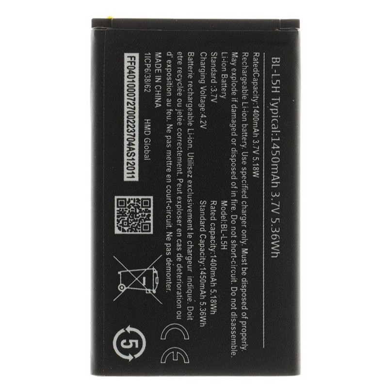 BL-L5H Baterie pro Nokia 1450mAh Li-Ion (OEM)