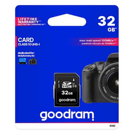 GOODRAM SDHC karta 32GB (R:100/W:10 MB/s) UHS-I Class 10