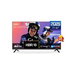 CHiQ L40FT TV 40", FHD, smart, Google TV, dbx-tv, Dolby Audio, Frameless