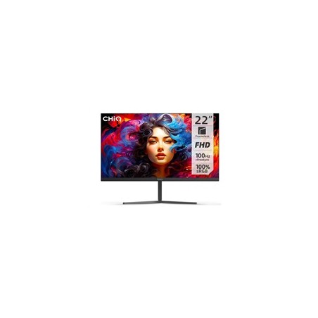 CHiQ 22" UltraSlim monitor 22F650 FHD, 100 Hz, Frameless, černý