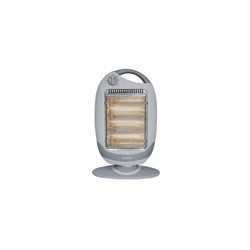 Orava HO-82 halogenový ohřívač, 1200 W, 3 úrovně, oscilace, 18 m2, rukojeť pro přenos, šedá