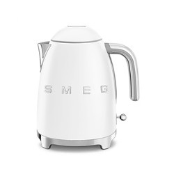 Smeg KLF03WHMEU, rychlovarná konvice, 1,7 l, (7 šálků), 2400 W, styl 50. let, matná bílá