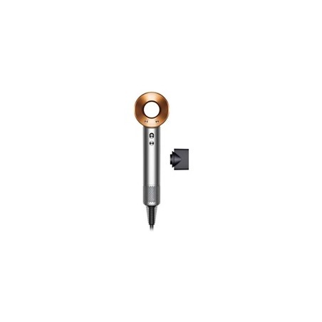 DYSON Supersonic Origin HD07 fén, 1600 W, 3 rychlosti, 4 teploty, koncentrátor, stříbrná/měděná