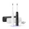 Philips Sonicare 6500 Gentle clean sada elektrických zubních kartáčků, 2 kusy, černá a bílá