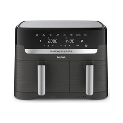 Tefal Dual Easy Fry & Grill 2v1 Horkovzdušná fritéza, Černá