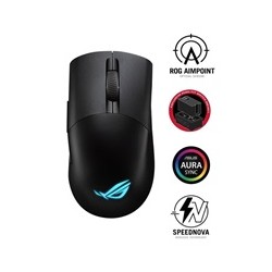 ASUS myš ROG KERIS WIRELESS AIMPOINT (P709), RGB, Bluetooth, černá