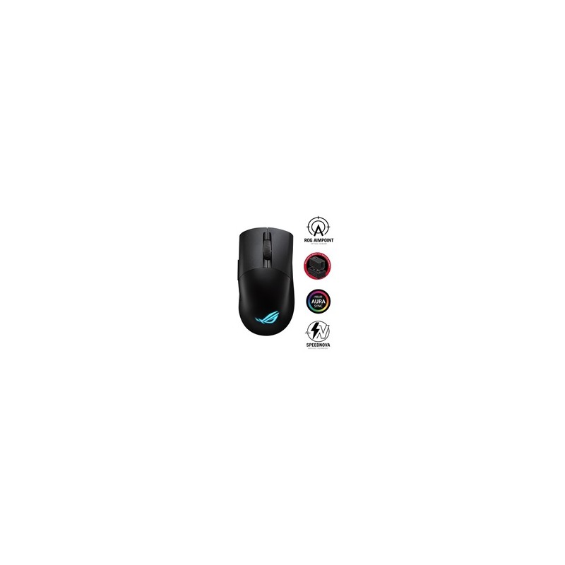 ASUS myš ROG KERIS WIRELESS AIMPOINT (P709), RGB, Bluetooth, černá