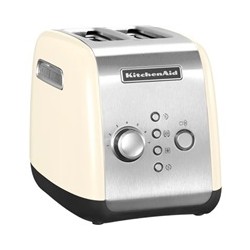 KitchenAid 5KMT221EAC topinkovač, 2 otvory, celokovový, 7 stupňů, udržování teploty, jednostranné opékání, krémový