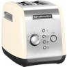 KitchenAid 5KMT221EAC topinkovač, 2 otvory, celokovový, 7 stupňů, udržování teploty, jednostranné opékání, krémový