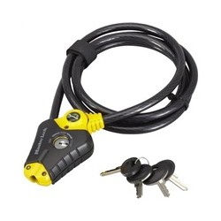 Master Lock Python 8433EURD zkracovací lanový zámek, 10mm, se čtyřmi klíči, ocel, ABS plast