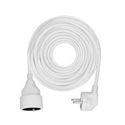 Solight prodlužovací přívod - spojka, 1 zásuvka, 10m, 3 x 1mm2, bílá