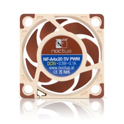 NOCTUA Ventilátor NF-A4x20-5V-PWM, 40mm, hnědá