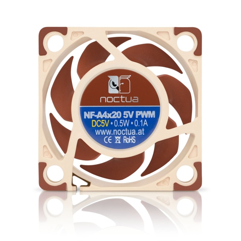 NOCTUA Ventilátor NF-A4x20-5V-PWM, 40mm, hnědá