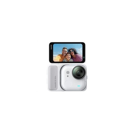 Insta360 GO Ultra miniaturní akční kamera, 4K Ultra HD, 60fps, magnetický systém uchycení, bílá
