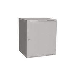 Solarix rozvaděč nástěnný skládaný SENSA LITE 12U 450mm, dveře plech, RAL 7035