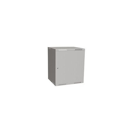 Solarix rozvaděč nástěnný skládaný SENSA LITE 12U 450mm, dveře plech, RAL 7035