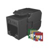 Solarix Samořezný keystone CAT6 UTP SXKJ-6-UTP-RAL-SA, RAL FIT moduly, SECURE CAP, Component Level a 4PPoE certifikace