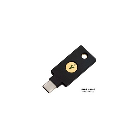 YubiKey 5C NFC FIPS - USB-C, single-factor,2FA,multi-factor,FIDO2,U2F,OTP,OpenPGP,Smartcard