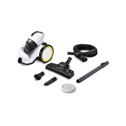 Karcher VC 3 podlahový vysavač, 700 W, HEPA filtr, bezsáčkový, 76 dB, prachová nádoba 0,9 l, bílá