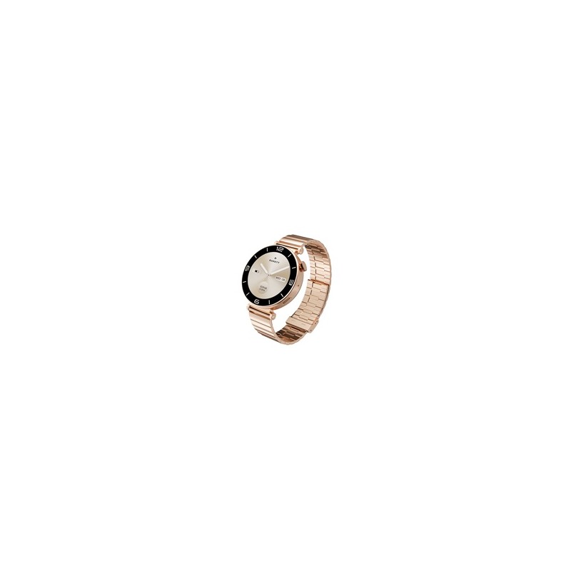 Garett Smartwatch ROSE zlatá, Solid steel