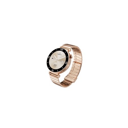 Garett Smartwatch ROSE zlatá, Solid steel