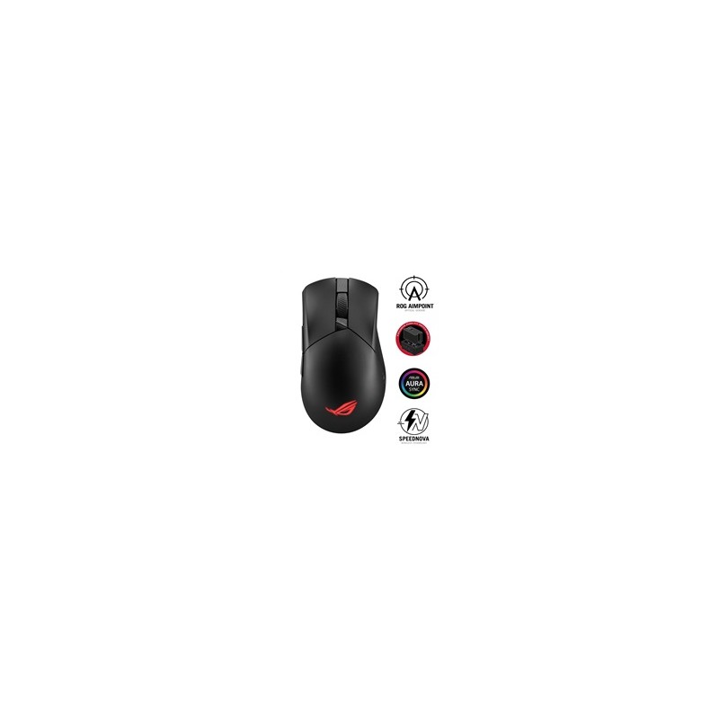 ASUS myš P711 Gladius III AimPoint, Bezdrátová, 2.4GHz, BT 5.1, černá