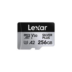 Lexar microSDXC Professional SILVER Plus UHS-I/U3/A2/4K R205/W150 (V30) 256GB